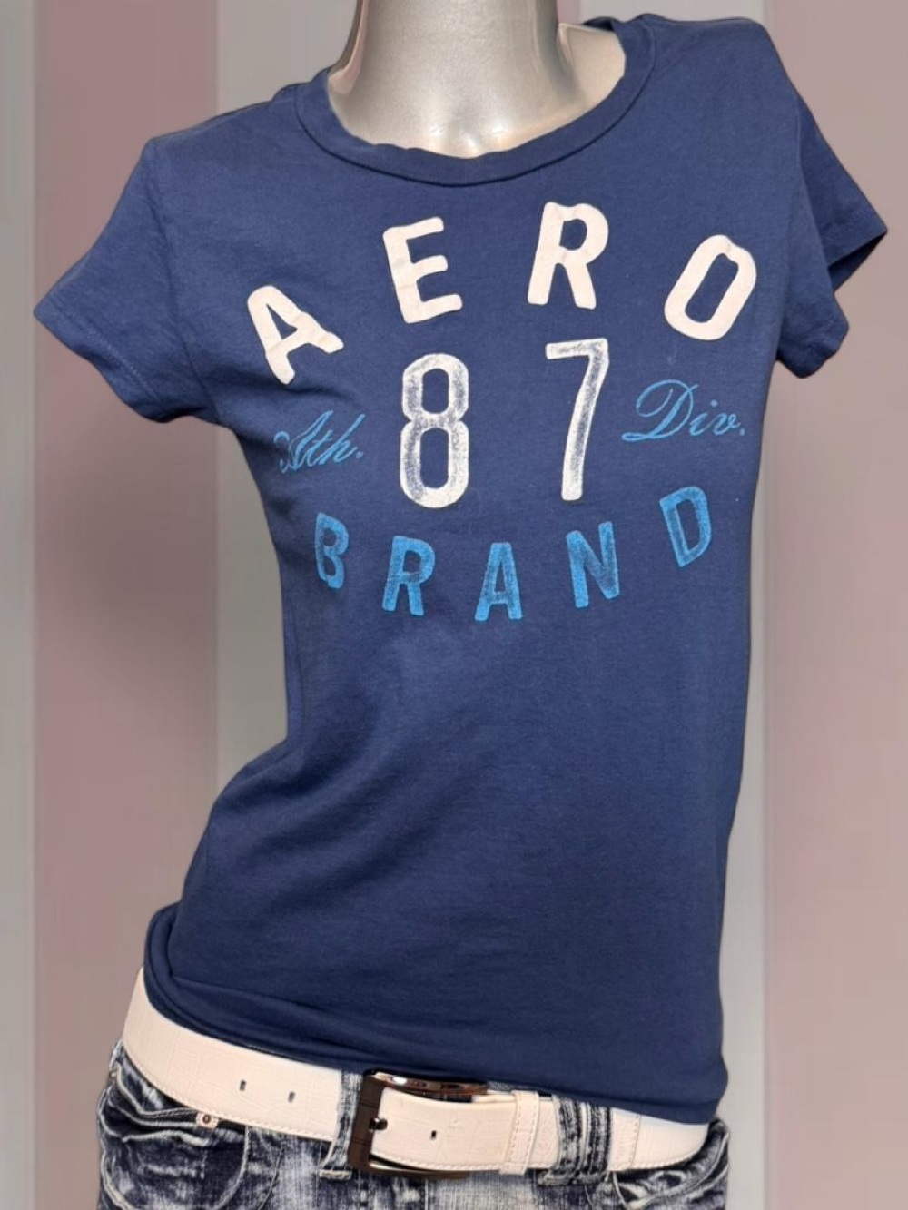 Aeropostale Vintage Y2K Blur Baby Tee